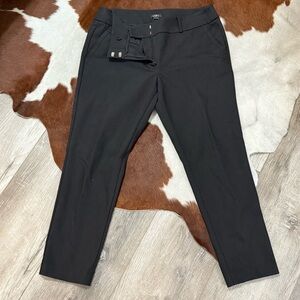 LOFT Black Slim Fit Trousers